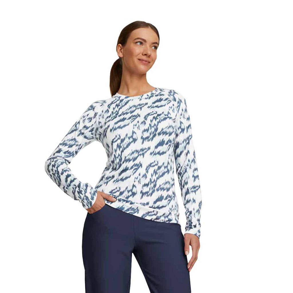 Puma - Women's YouV Animal Long Sleeve T-Shirt (539031 01)