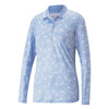 Puma - Women's YouV Island Flower Long Sleeve Polo (539037 02)