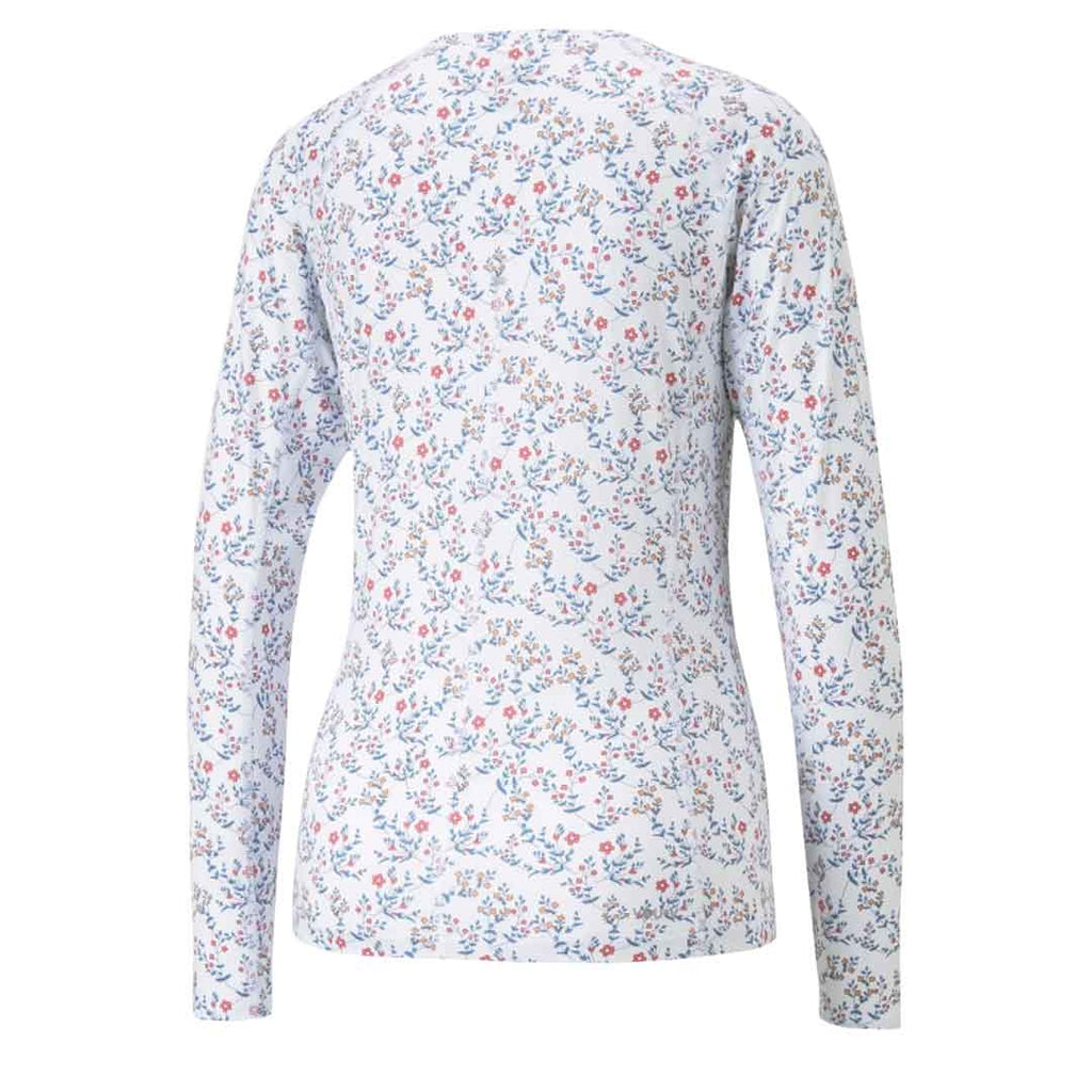 Puma - Women's YouV Micro Floral Long Sleeve T-Shirt (539033 01)