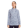 Puma - Women's You-V Plumeria 1/4 Zip Sweater (622788 01)