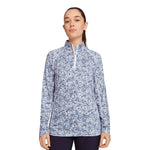 Puma - Women's You-V Plumeria 1/4 Zip Sweater (622788 01)