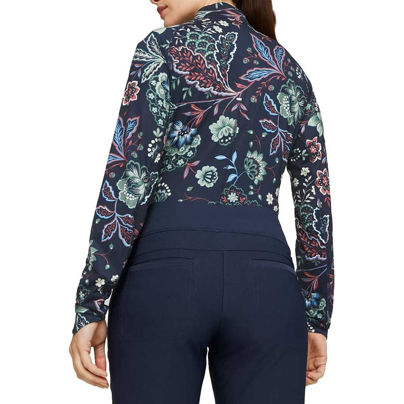 Puma - Women's Puma x LIBERTY You-V Golf Quarter-Zip Sweater (622789 01)
