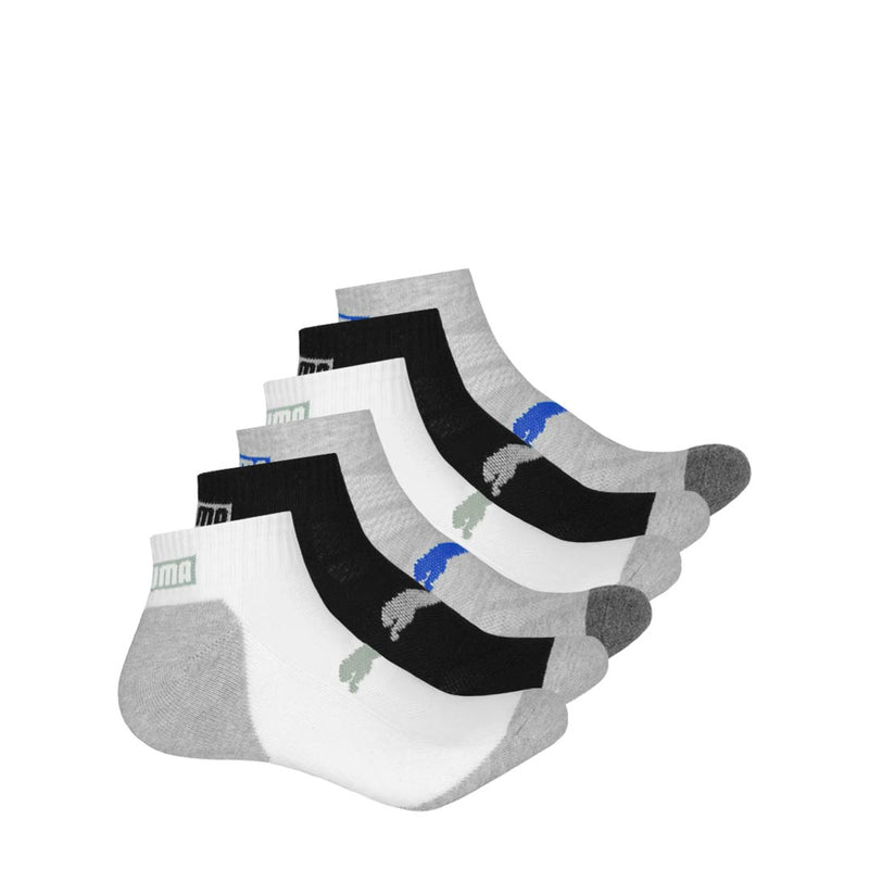 Puma - Men's 6 Pack 1/4 Crew Socks (P602024 037)