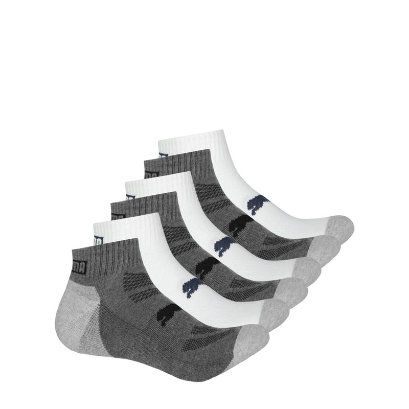 Puma - Men's 6 Pack 1/4 Crew Socks (P602024 110)