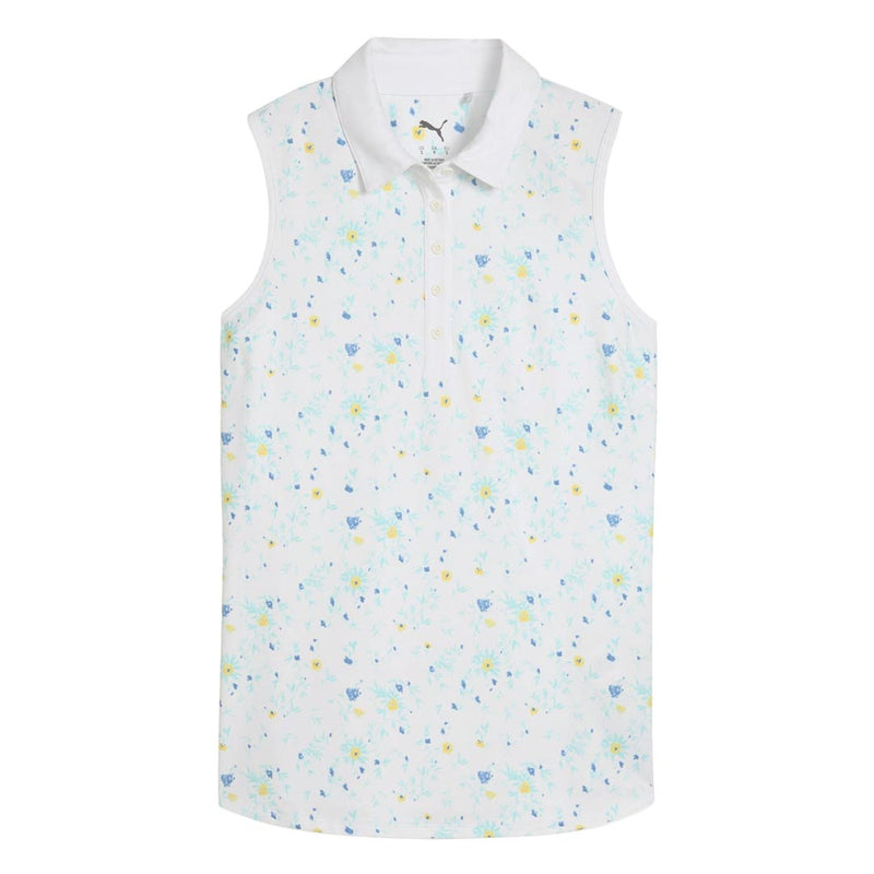 Puma - Women's Cloudspun Garden Floral Sleeveless Polo (629432 01)