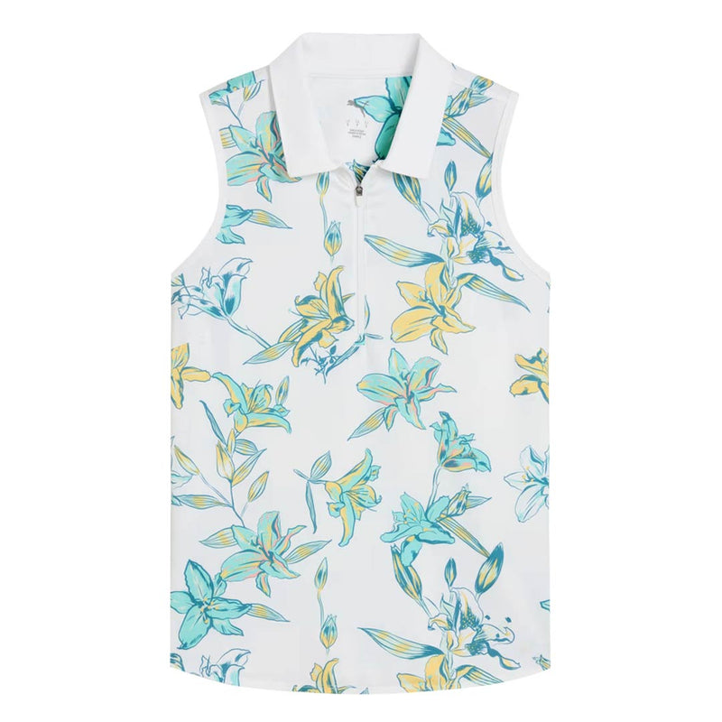 Puma - Women's MATTR Lily Floral Sleeveless Polo (629431 02)