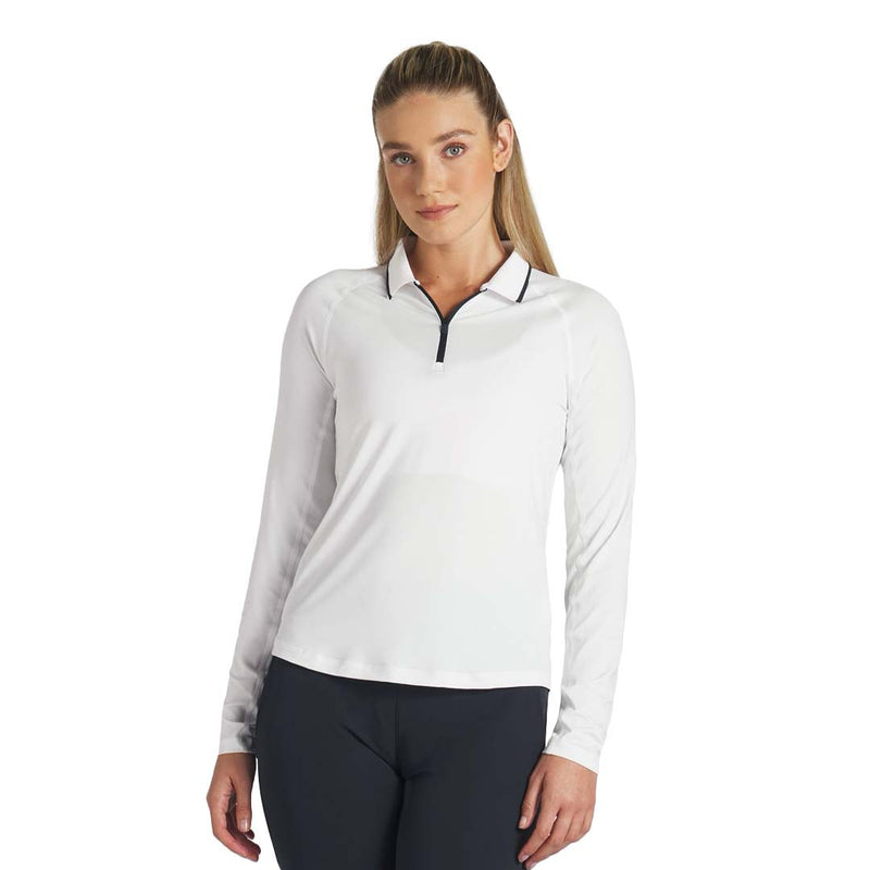 Puma - Women's You-V Long Sleeve Polo (623928 01)