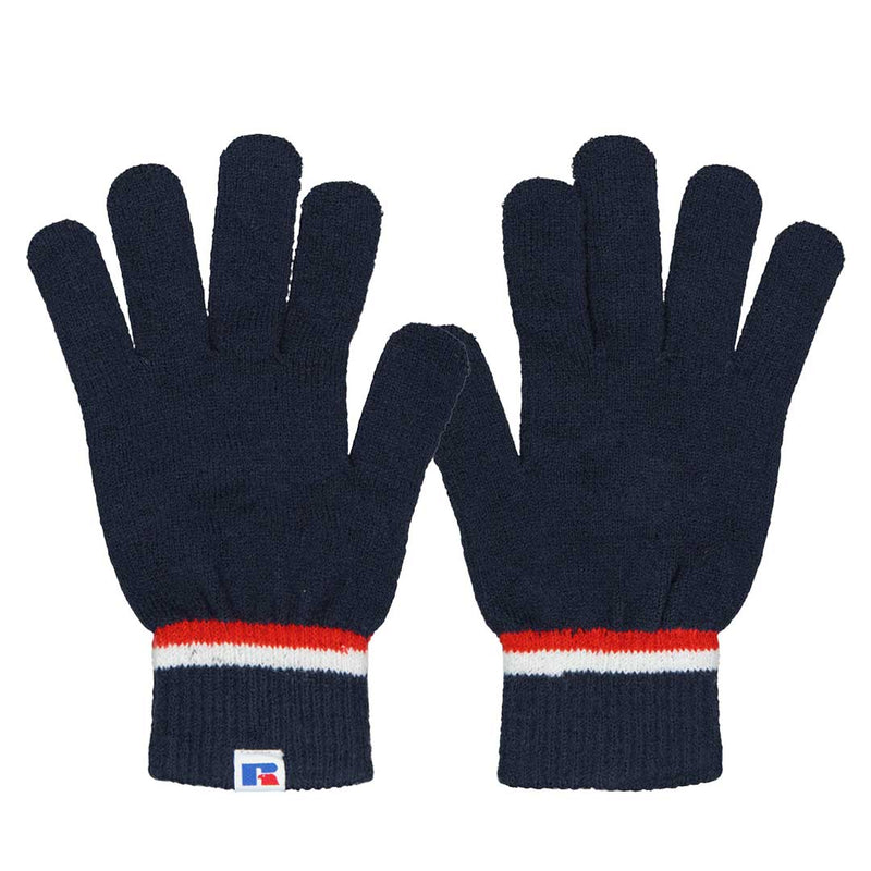 Russel Athletic - Ensemble bonnet et gants en acrylique pour homme (RARU0EBMP2LC1WN 41NVY)
