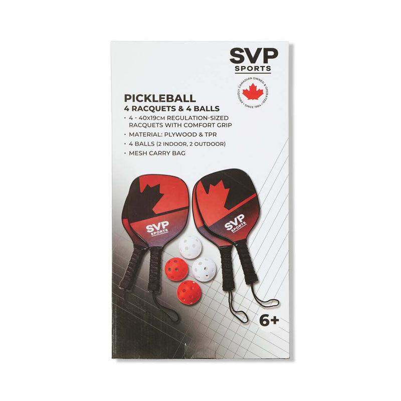 SVP Play - 4 Pack Pickleball Racquet Set (SPK0254)