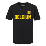 SVP Sports - Men's Belgium Flag T-Shirt (MEXXPYCMSC3A1PB 00BLK)