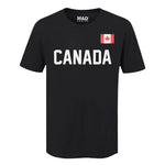 SVP Sports - Men's Canada Flag T-Shirt (MEXXPXVMSC3A1PB 00BLK)
