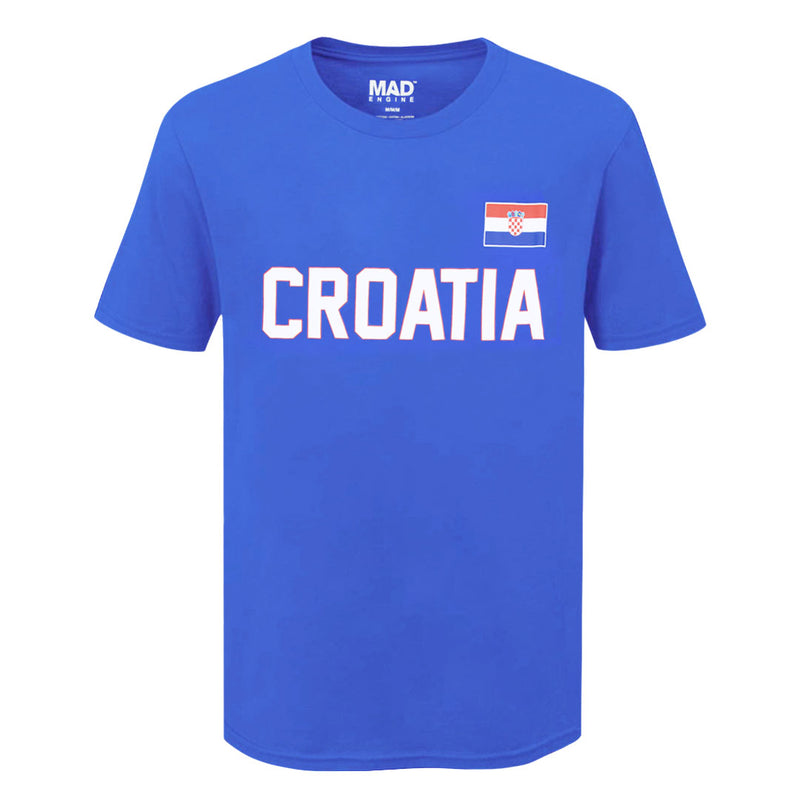 SVP Sports - Men's Croatia Flag T-Shirt (MEXXPYDMSC3A1PB 43RYL)