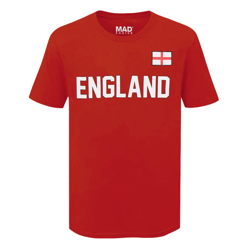 SVP Sports - Men's England Flag T-Shirt (MEXXPY2MSC3A1PB 62RED)