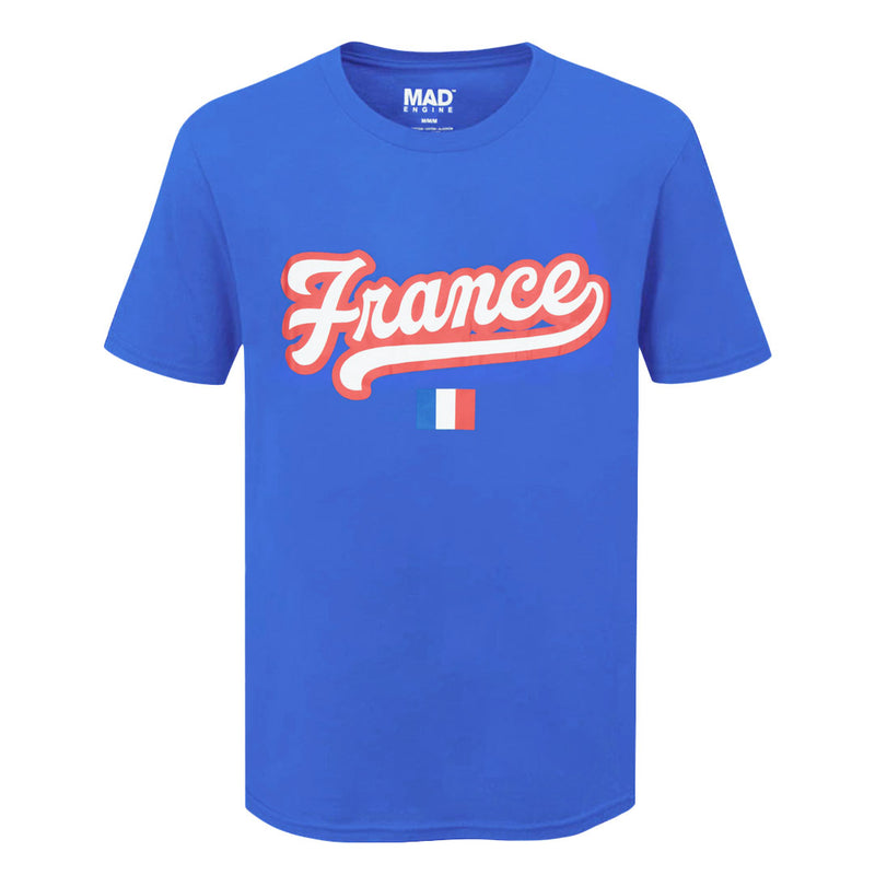 SVP Sports - Men's France Flag T-Shirt (MEXXPU2MSC3A1PB 43RYL)