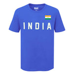 SVP Sports - Men's India Flag T-Shirt (MEXXPY8MSC3A1PB 40BLU)