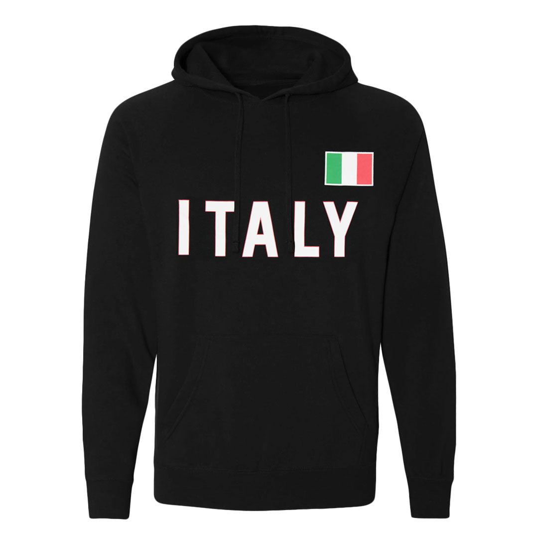 SVP Sports - Men's Italy Flag Hoodie (MEXXPY1MLOFA1PB 00BLK)