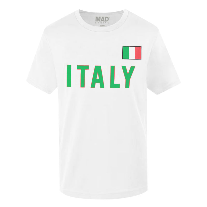 SVP Sports - Men's Italy Flag T-Shirt (MEXXPY0MSC3A1PB 10WHT)