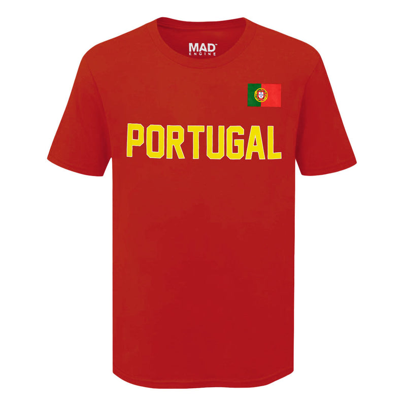 SVP Sports  - Men's Portugal Flag T-Shirt (MEXXPY5MSC3A1PB 62RED)