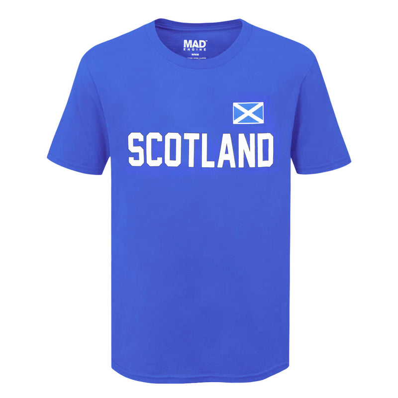 SVP Sports - Men's Scotland Flag T-Shirt (MEXXPYHMSC3A1PB 43RYL)