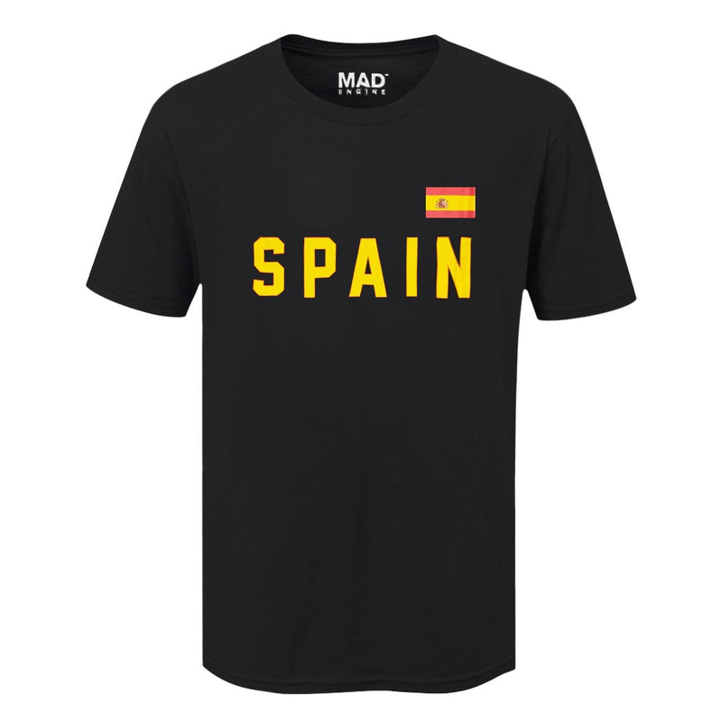 SVP Sports - Men's Spain Flag T-Shirt (MEXXPY4MSC3A1PB 00BLK)