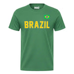 SVP Sports  - Men's Brazil Flag T-Shirt (MEXXPYFMSC3A1PB 30GRN)