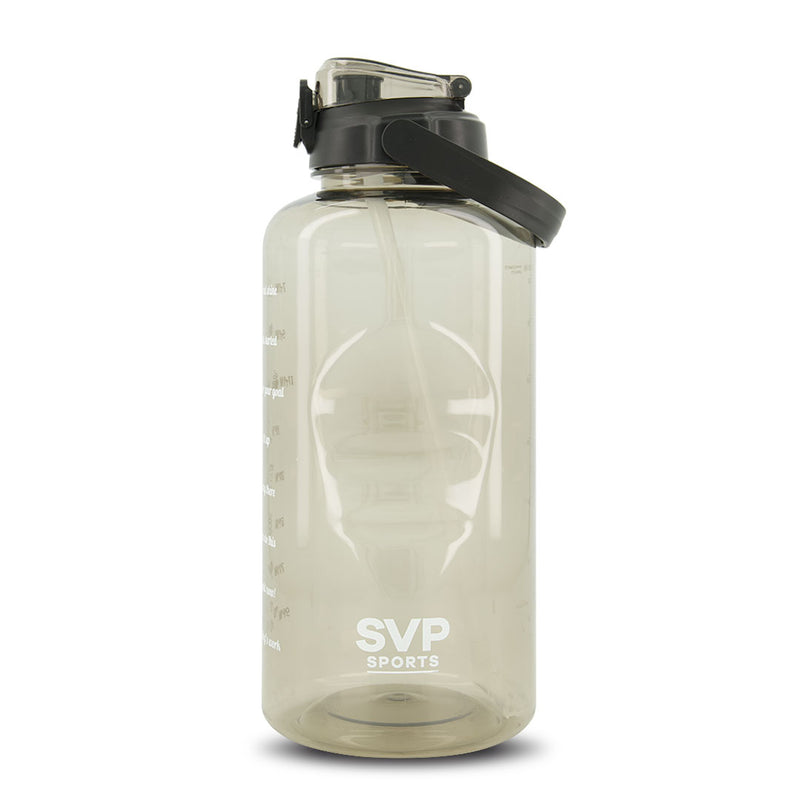 SVP Sports - 128oz Hydration Water Bottle (128OZ-BLKCLEAR)