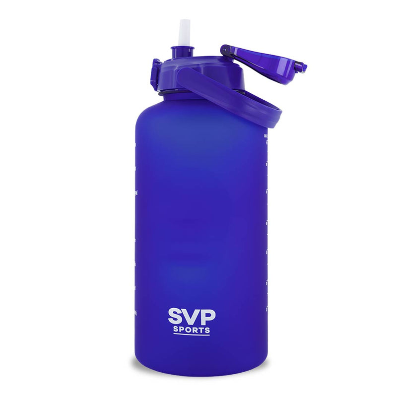 SVP Sports - Bouteille d'eau d'hydratation de 128 oz (128OZ-BLU) 