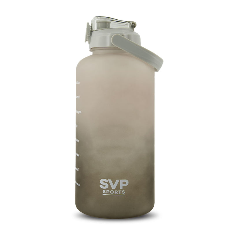 SVP Sports - Bouteille d'eau d'hydratation de 128 oz (128OZ-GRYBLK) 