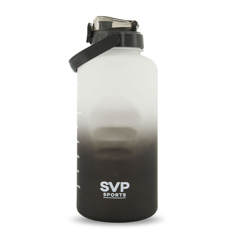 SVP Sports - Bouteille d'eau d'hydratation de 128 oz (128OZ-WHTBLK) 