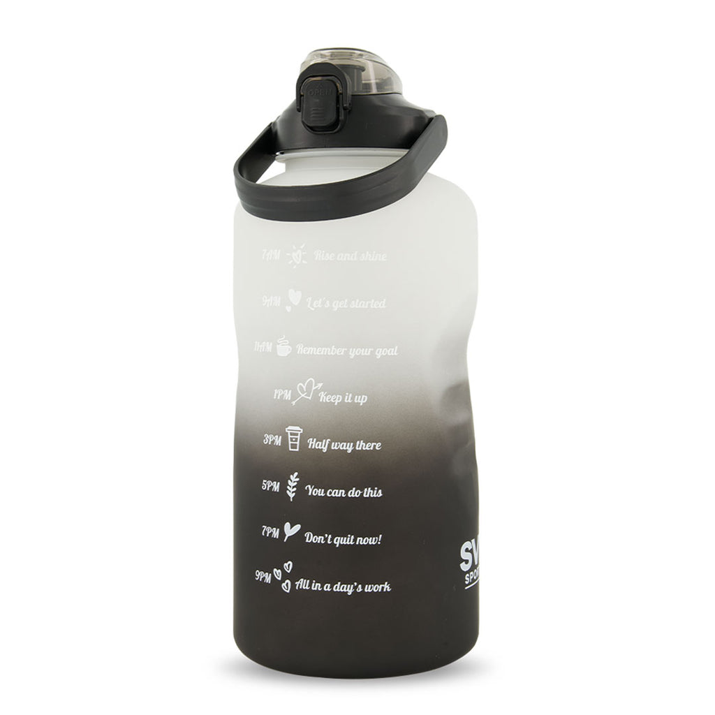 SVP Sports - Bouteille d'eau d'hydratation de 128 oz (128OZ-WHTBLK) 