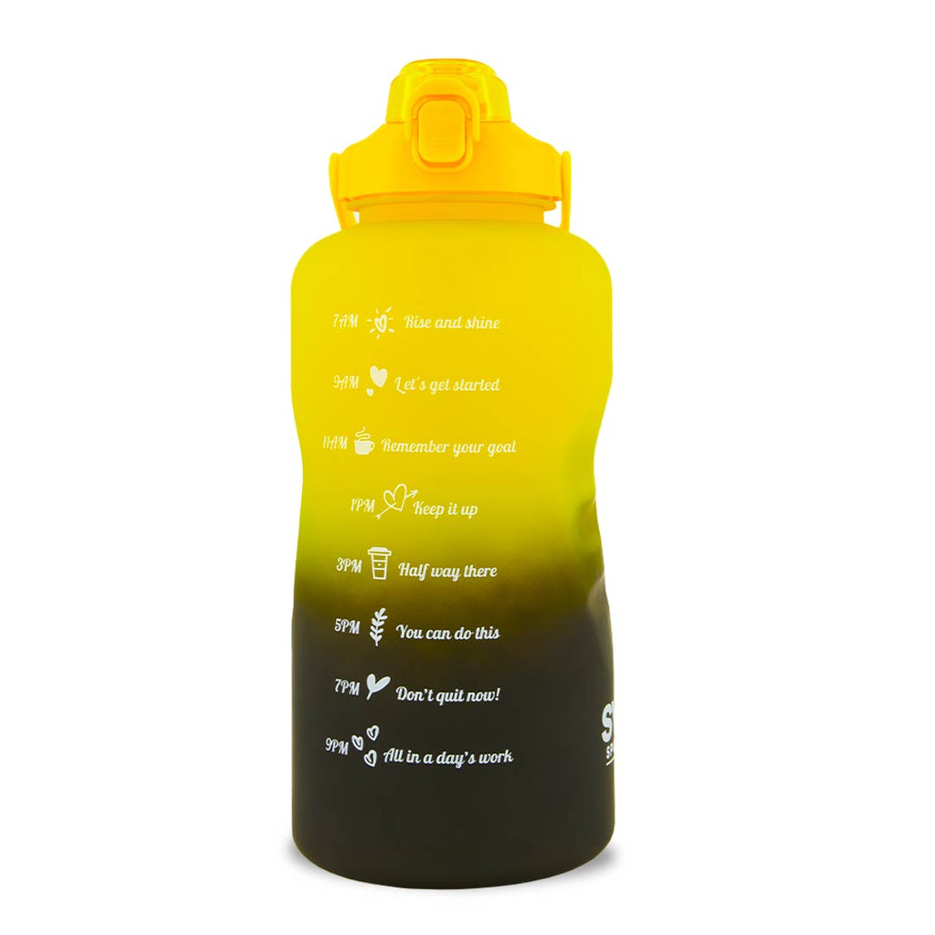 SVP Sports - 128oz Hydration Water Bottle (128OZ-YLWBLK)