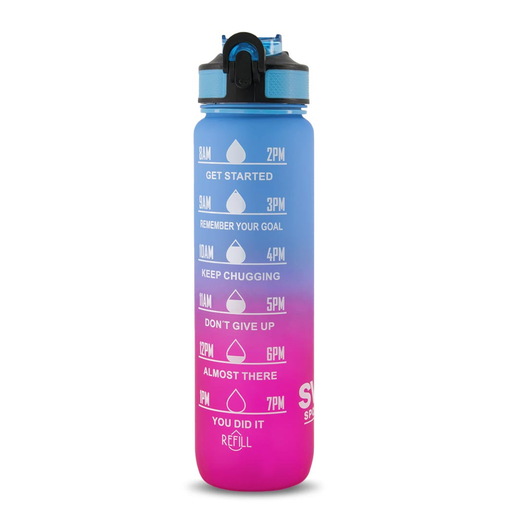 SVP Sports - Bouteille d'eau d'hydratation de 32 oz (32 OZ-BLUPNK) 