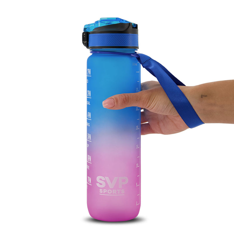 SVP Sports - Bouteille d'eau d'hydratation de 32 oz (32 OZ-BLUPUR) 