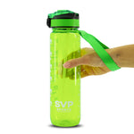 SVP Sports - Bouteille d'eau d'hydratation de 32 oz (32OZ-GRNCLEAR) 