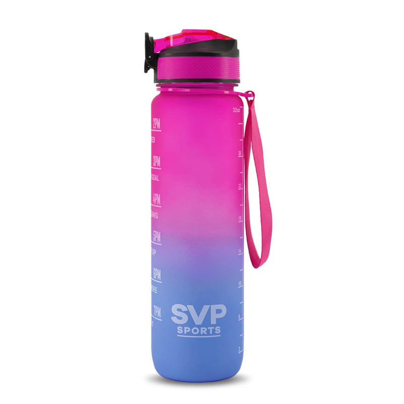 SVP Sports - Bouteille d'eau d'hydratation de 32 oz (32OZ-PNKBLU) 