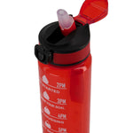 SVP Sports - 32oz Hydration Water Bottle (32OZ-REDCLEAR)