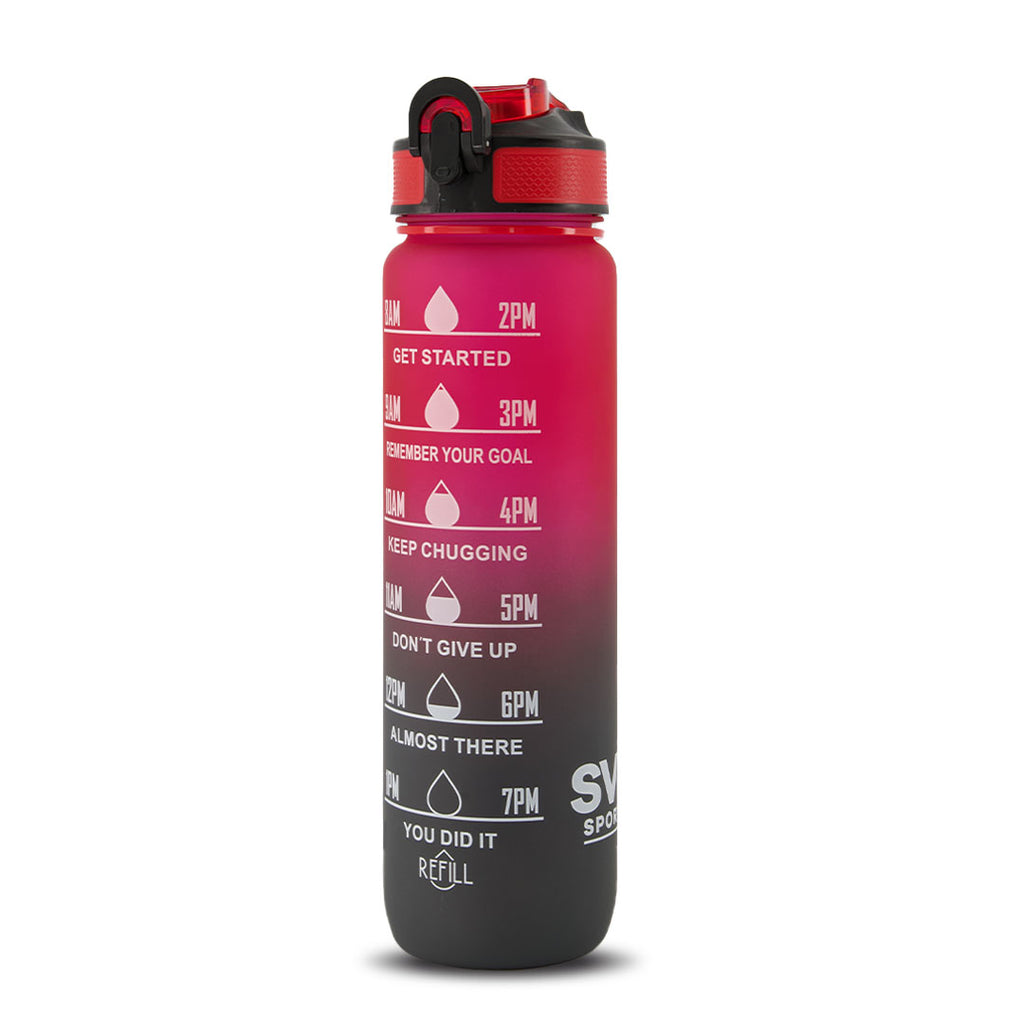 SVP Sports - 32oz Hydration Water Bottle (32OZ-REDGRY)