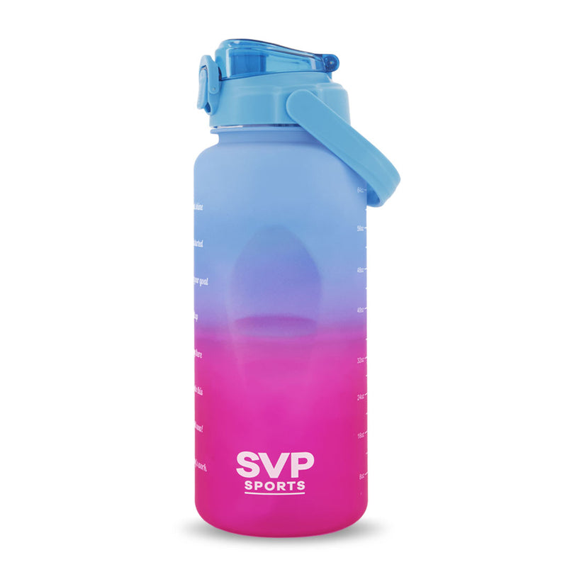 SVP Sports - Bouteille d'eau d'hydratation de 64 oz (64OZ-BLUPNK) 