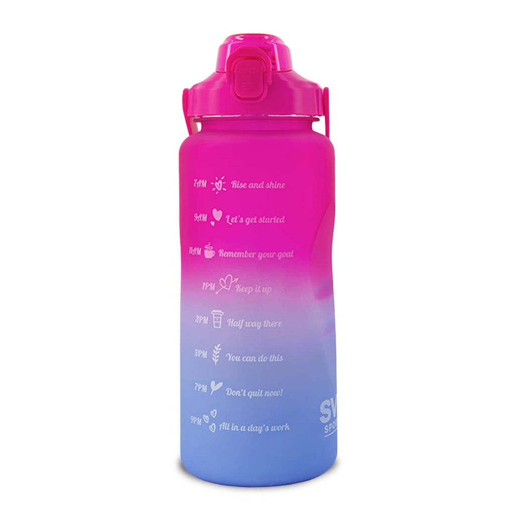 SVP Sports - 64oz Hydration Water Bottle (64OZ-PNKBLU)