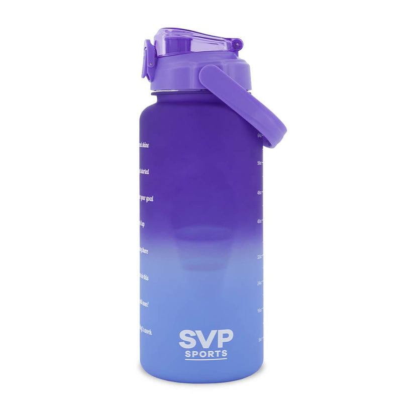 SVP Sports - Bouteille d'eau d'hydratation de 64 oz (64OZ-PURBLU) 