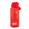 SVP Sports - Bouteille d'eau d'hydratation de 64 oz (64OZ-REDCLEAR) 