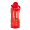 SVP Sports - 64oz Hydration Water Bottle (64OZ-REDCLEAR)