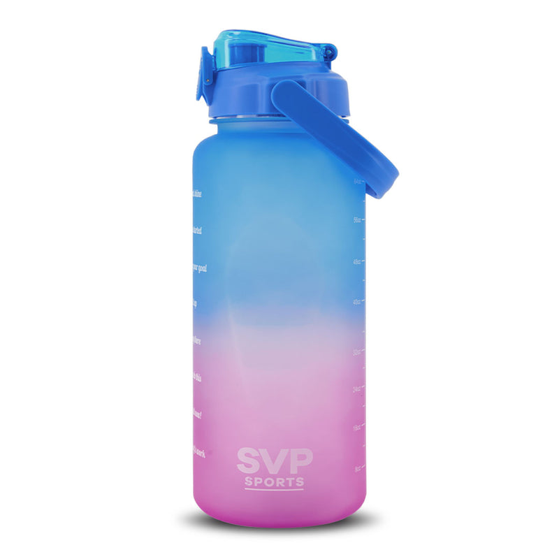 SVP Sports - Bouteille d'eau d'hydratation de 64 oz (64OZ-BLUPUR) 