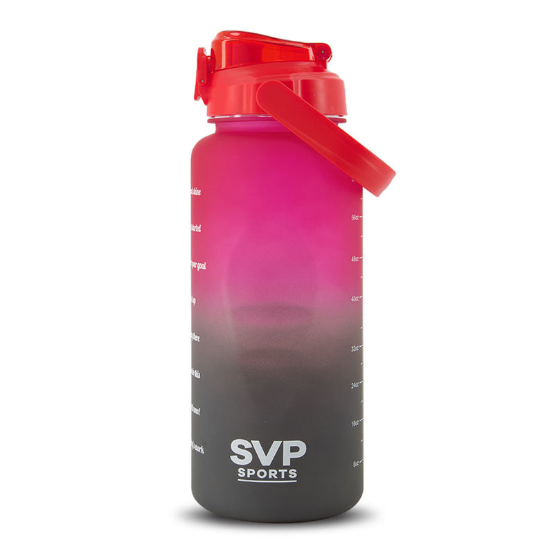 SVP Sports - Bouteille d'eau d'hydratation de 64 oz (64OZ-REDGRY) 