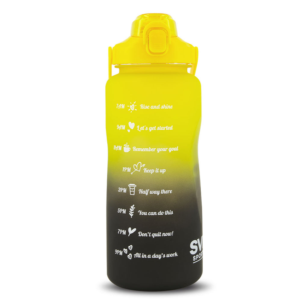 SVP Sports - 64oz Hydration Water Bottle (64OZ-YLWBLK)