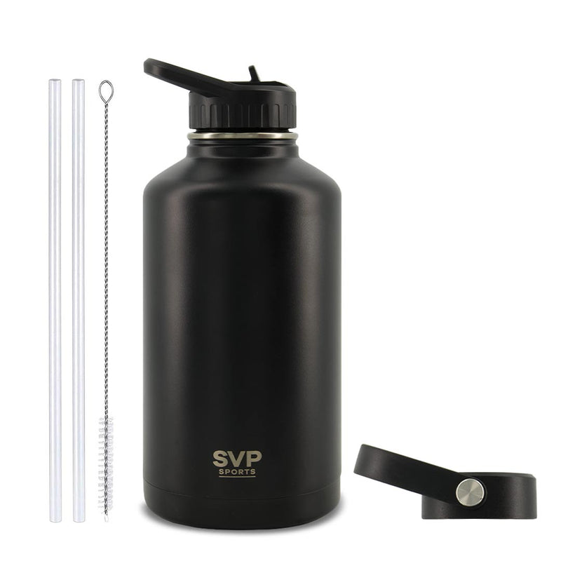 SVP Sports - 64oz Insulated Thermal Bottle - Hydra Max (64OZ-SVP-BLK)