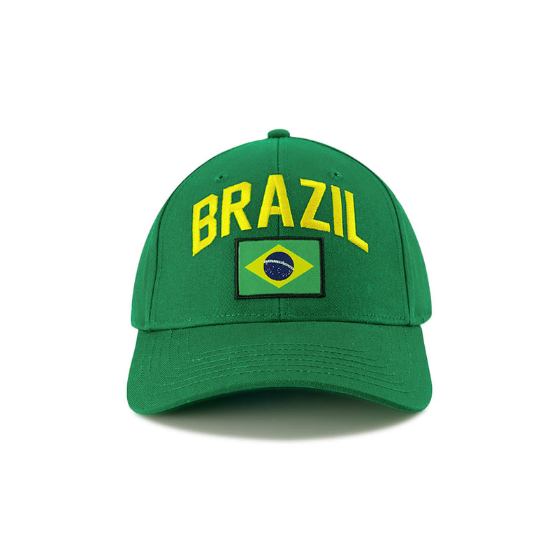SVP Sports - Men's Brazil Flag Dad Hat (MEXXPSFMHDCC1PB 30GRN)