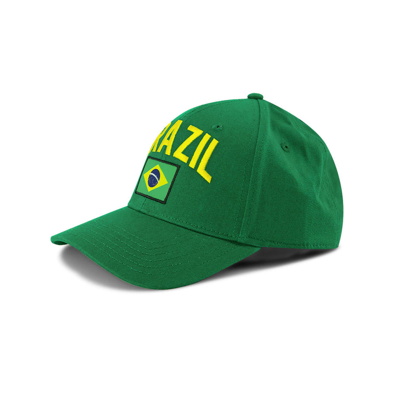 SVP Sports - Men's Brazil Flag Dad Hat (MEXXPSFMHDCC1PB 30GRN)