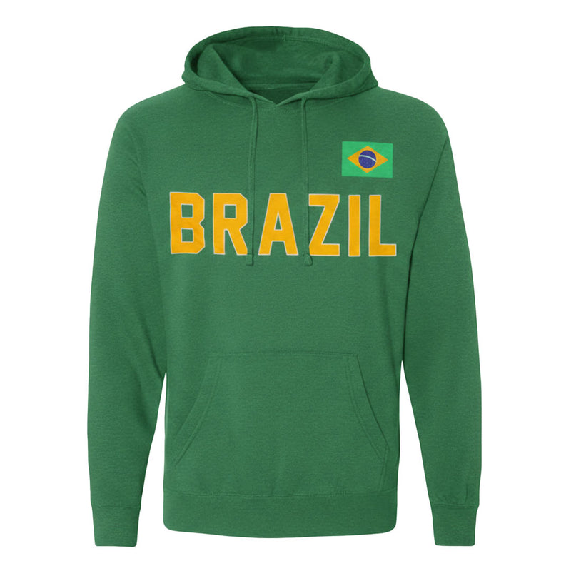SVP Sports - Men's Brazil Flag Hoodie (MEXXPYFMLOFA1PB 30GRN)