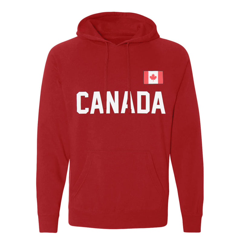 SVP Sports - Men's Canada Flag Hoodie (MEXXPXVMLOFA1PB 62RED)